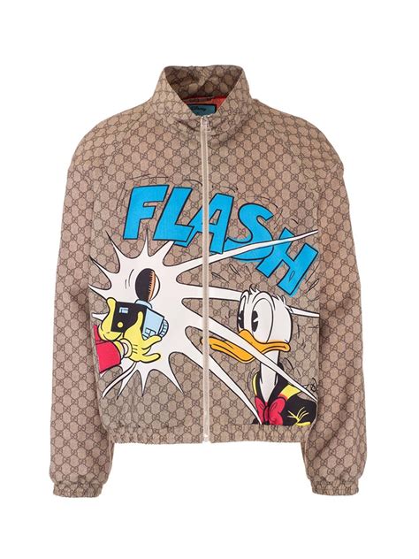 gucci donald duck bomber jacket|Men's Designer Luxury Bombers .